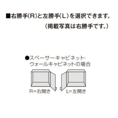 画像2: サンウェーブ/LIXIL　GK(F・W)-TT-45(R・L)　取り替えキッチン GKシリーズ スペーサーキャビネット 調理台 間口45cm [♪△]