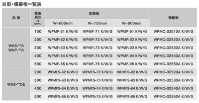 画像2: 高須産業 WPMF-61-K レンジフード 前幕板 幅600mm 幕板高さ100mm ブラック ※受注生産品 [♪§【本体同時購入のみ】]