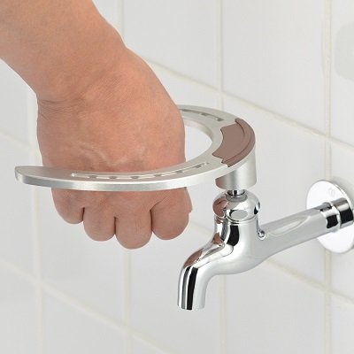 画像2: 水栓金具 カクダイ　793-614　蹄鉄型レバーハンドル