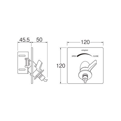 画像2: 水栓金具 部品 三栄水栓　V9652ALU-1　水道用コンセント シンプレット