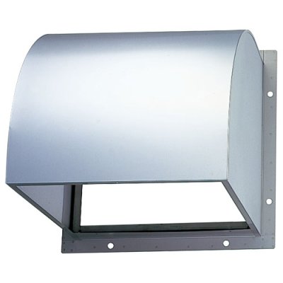 画像1: 日本キヤリア/旧東芝 C-40SDP2 別売部品 有圧換気扇用防火ダンパー付ウェザーカバー ステンレス製 40cm用 産業用換気扇用