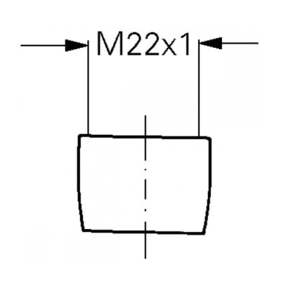 画像2: グローエ 13944000 パーツ エアレーター M22×1 内ネジ型 クローム ♪