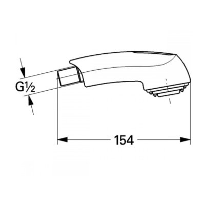 画像3: グローエ　JP010500　パーツ キッチンスプレーヘッド 旧レディラックスプラス 旧ユーロプラス ユーロディスク用 クローム [■]