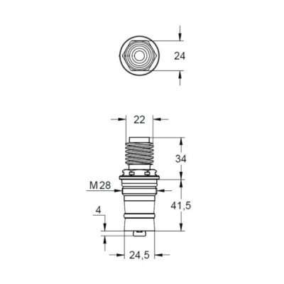 画像2: グローエ　47426000　パーツ ワックスサーモスタット サイズ1/2”用 [■]