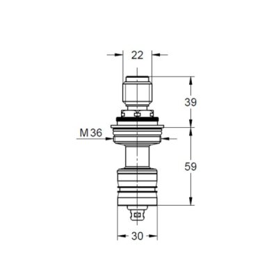 画像2: グローエ　47310000　パーツ ワックスサーモスタット サイズ3/4”用 [■]