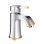 画像1: グローエ　JP302701　洗面水栓 グランデラ シングルレバー洗面混合栓 クロームxゴールド 一般地 引棒付 ※受注生産品[§■] (1)