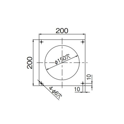 画像1: リンナイ 【PST-KC-15-20×20 24-1003】 PS前扉化粧板 φ100 Tタイプ ガス給湯器部材 [≦]