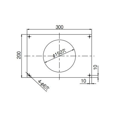 画像1: リンナイ 【PST-KC-15-30×20 24-0996】 PS前扉化粧板 φ100 Tタイプ ガス給湯器部材 [≦]