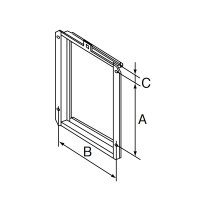 リンナイ 【UOP-5030-4 24-8566】 扉内設置用取付BOX 509×286×42 2連用 ガス給湯器部材