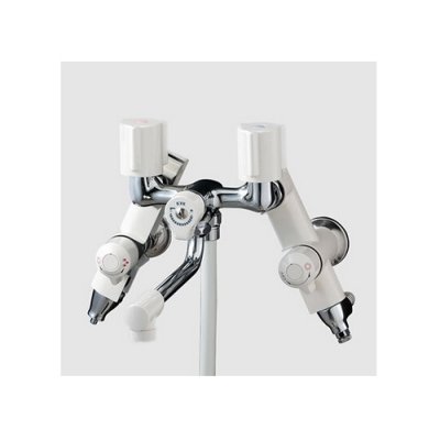 画像1: KVK　KF30N2SL　ソーラー2ハンドルシャワー併用形 170mmパイプ付