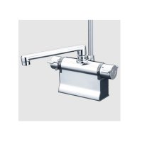 KVK　KF3011ZTS2HS　デッキ形サーモスタット式シャワー 190mmパイプ付 撥水 寒冷地用