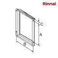 リンナイ【UOP-3030-B 25-7845】扉内設置用取付BOX 509×518×42 560 ガス給湯器 部材