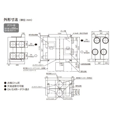 画像4: ダイキン　VAM1500K　換気扇 全熱交換器ユニット ベンティエール 天井埋込ダクト形 標準 単相200V [♪■]