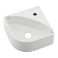 洗面所　カクダイ　493-227-W 壁掛手洗器 美濃焼 ホワイト [♪]