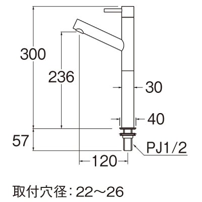 画像2: 水栓金具 三栄水栓　Y5075H-2T-MDP　立水栓 マットブラック