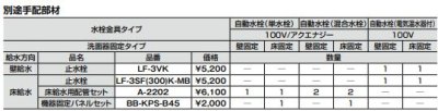 画像2: INAX/LIXIL 【L-B450A1K/WX+LF-110PA-MBB】 洗面化粧台 ラウンドデッキボウル セット品番 壁固定タイプ 壁排水 単水栓 100V オートソープ 受注約3日 [♪§]