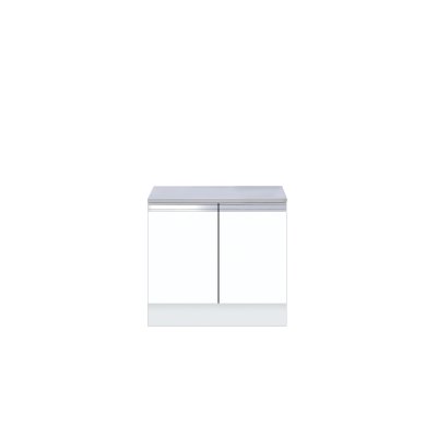 画像1: onedo/ワンド/旧マイセット KTD5-85-70G-[SW] ホワイト KTD5型 ハイトップ コンロ台 間口70cm 奥行55cm [♪]