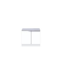 onedo/ワンド/旧マイセット KTD5-80-70G-[SW] ホワイト KTD5型 コンロ台 間口70cm 奥行55cm [♪]