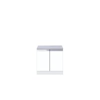 onedo/ワンド/旧マイセット KTD5-80-60G-[SW] ホワイト KTD5型 コンロ台 間口60cm 奥行55cm [♪]