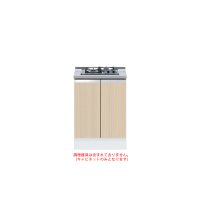 onedo/ワンド/旧マイセット KTD6-85-60GC2-[LG] 木目 KTD6型 深型 コンロキャビネット(2口) 間口60cm 奥行60cm [♪]