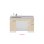 画像1: ワンド/旧マイセット KTD6-75-120DS-(左)-[LG] 木目 KTD6型 ロータイプ一体型流し台 トップ出し ベースキャビネット 間口120cm奥行60cm左 受注生産品 [§♪] (1)