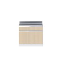 onedo/ワンド/旧マイセット KTD5-80-90T-[LG] 木目 KTD5型 調理台 引出し1段 間口90cm 奥行55cm [♪]