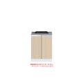 onedo/ワンド/旧マイセット KTD5-80-60GC2-[LG] 木目 KTD5型 コンロキャビネット(2口) 間口60cm 奥行55cm [♪]