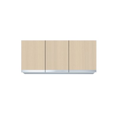 画像1: onedo/ワンド/旧マイセット KTD3-60-110FH-[LG] 木目 KTD3型 吊り戸棚 不燃仕様 高さ60cm 間口110cm 奥行35.8cm [♪]