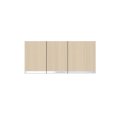 onedo/ワンド/旧マイセット KTD3-45-100FH-[LG] 木目 KTD3型 吊り戸棚 不燃仕様 高さ45cm 間口100cm 奥行35.8cm [♪]
