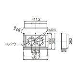 リンナイ【FFT-DKC-10A 24-6336】φ100KP部材 φ断熱化粧カバー 100給排気筒トップ ガス給湯暖房 部材