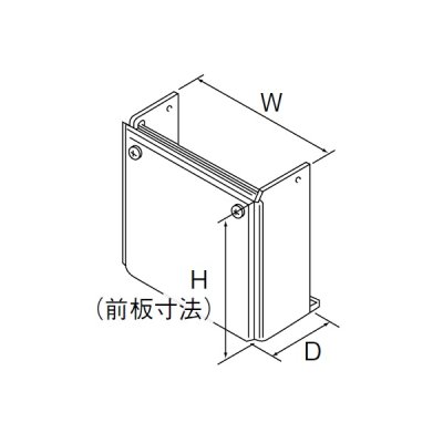 画像1: リンナイ【ROP-W101(K2)SS-650 24-3419】配管カバー シャイニーシルバー ガス給湯器 部材