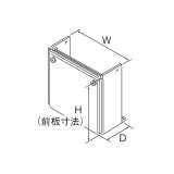 リンナイ【UOP-K101(K)UW-650 23-1270】配管カバー ユーロホワイト ガス給湯器 部材