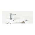 INAX/LIXIL L-D102LQ オールインワン手洗 一般地 左仕様 床排水・床給水(ボトルトラップ) タイルバックパネルなし BW1ピュアホワイト