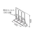 リンナイ 【UOP-5001STD-3S 23-2314】 連結スタンド3S 業務用ガス給湯器 部材 [♪]