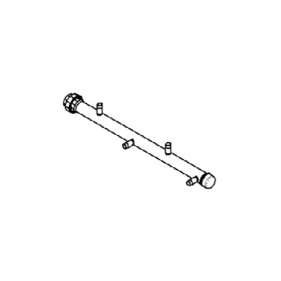 画像1: リンナイ 【UOP-SE50GHS-4W50A 23-5788】 ガス配管セット4W50 全長960mm 業務用ガス給湯器 部材