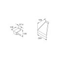 リンナイ 【UOP-UBKT 23-7011】 ユニット取付ブラケット 業務用ガス給湯器 部材