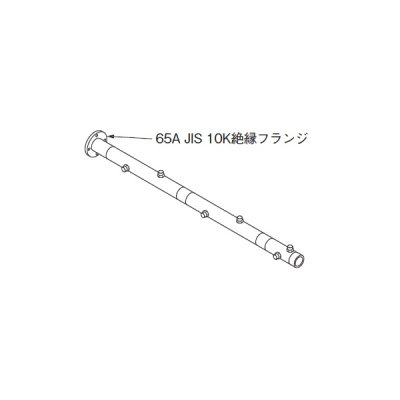 画像1: リンナイ 【UOP-E50MHS-6W65 23-2265】 水湯配管セット6W65 全長1832mm 業務用ガス給湯器 部材 [♪]