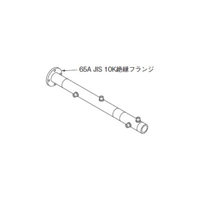 画像1: リンナイ 【UOP-E50MHS-4W65 23-2257】 水湯配管セット4W65 全長1122mm 業務用ガス給湯器 部材