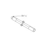 リンナイ 【UOP-E32MHS-W2-40(A) 23-4692】 水湯配管セットW2 全長536mm 業務用ガス給湯器 部材