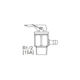 リンナイ 【UOP-MG-RV5K 23-0740】 過圧逃し弁5k 業務用ガス給湯器 部材