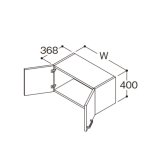 TOTO ウォールキャビネット LWAS060ANA1A Aシリーズ 2枚扉 間口600mm ♪