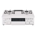 ガスコンロ パロマ PA-S46H-L/R スタンダード 幅59cm 水なし片面焼きグリル ナチュラルホワイト