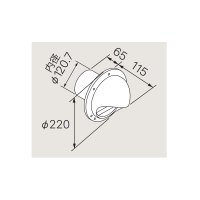 ノーリツ [ φ120ベンドトップ 0707165 ] 業務用ガスふろ給湯器 部材