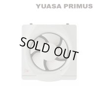 [在庫あり] ユアサプライムス YUASA YNK-20 換気扇 一般台所用 羽根径 20cm 引き紐スイッチ連動式シャッター 取付木枠サイズ 25cm スチール製 ♭☆