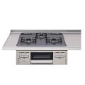 クリナップ ビルトインコンロ ZGFNK6R18QSE-C ホーロートップコンロ 間口60cm 水無片面焼きグリル シルバー/ブラック 受注生産品 § ♪
