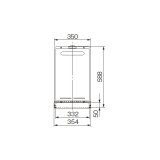 リンナイ [UOP-J-G7-UW 23-3303]PS 取付アダプタ 取替対応機種(RUJ-AシリーズのWタイプ) ユーロホワイト ガス給湯器 部材