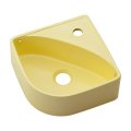 洗面所 カクダイ 493-243-Y 壁掛手洗器 美濃焼 フロストレモン ♪