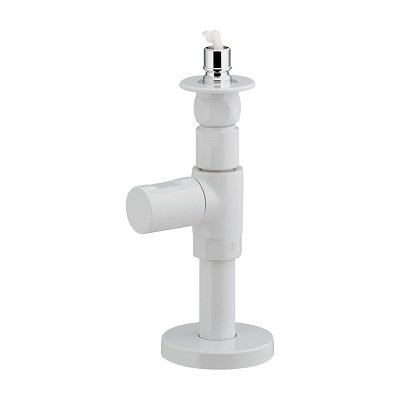 画像1: 水栓金具 カクダイ 732-101-13 洗濯機用立水栓 ストッパー付 逆流防止機能
