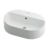 洗面所 カクダイ #LY-493236-W 丸型洗面器 マットホワイト ♪