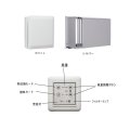 日本スティーベル VLR-70SE VLR-70Eシリーズ ダクトレス熱交換換気システム 前面パネル:ホワイト 外気フード:シルバー パイプ固定金具・気密シート付♪